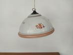 Vintage Antieke Hanglamp, Huis en Inrichting, Lampen | Hanglampen, Gebruikt, Vintage, Ophalen of Verzenden, Glas