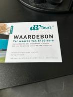 Waardebon 100 euro voor 50,00 euro, Tickets en Kaartjes, Kortingen en Cadeaubonnen, Drie personen of meer, Cadeaubon, Overige typen