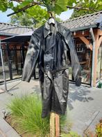 Vintage lange leren jas, Ophalen of Verzenden, Dames