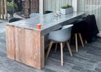Tuintafel steigerhout 250cm houten tafel tuintafel, Ophalen, Zo goed als nieuw, Rechthoekig, Hout