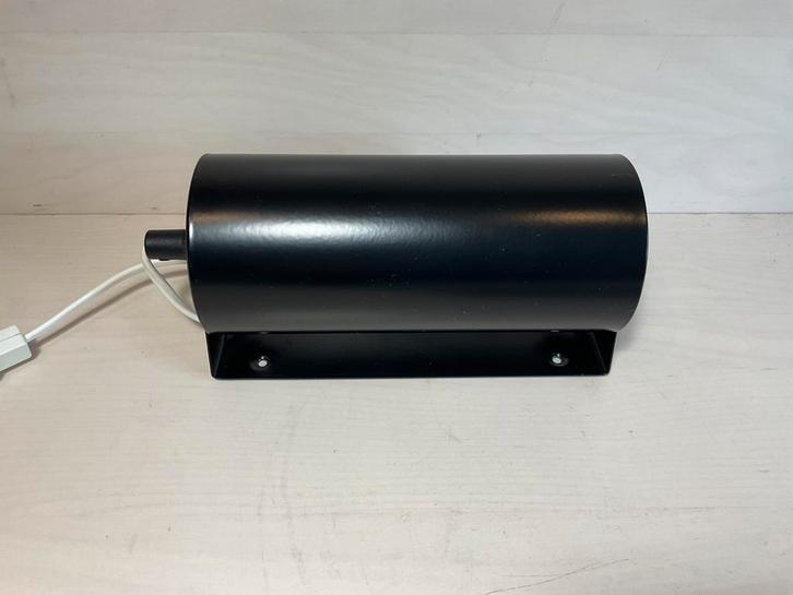 Vintage zwart bedlampje leeslampje Ikea V413 E14 fitting, Huis en Inrichting, Lampen | Wandlampen, Zo goed als nieuw, Ophalen of Verzenden