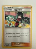 Sabrina's Suggestion - Trainer kaart hidden fates, Ophalen of Verzenden, Zo goed als nieuw, Losse kaart