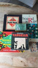 Oude spellen, o.a. Monopolie, puzzels, tangram, kwartet etc., Antiek en Kunst, Ophalen