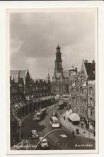AMSTERDAM RAADHUISSTRAAT WESTERTOREN TRAMSTELLEN M&K LEYLAND, Ophalen of Verzenden, 1940 tot 1960, Ongelopen, Noord-Holland