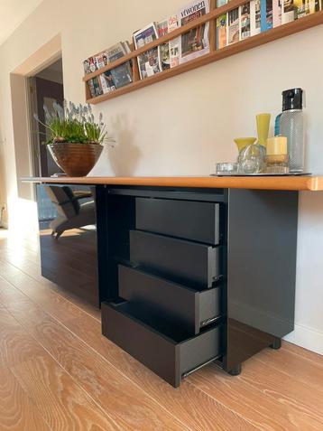 Dressoir hoogglans zwart - design 