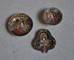 Japanse  Satsuma  Set  -  3  Stuks., Antiek en Kunst, Ophalen of Verzenden