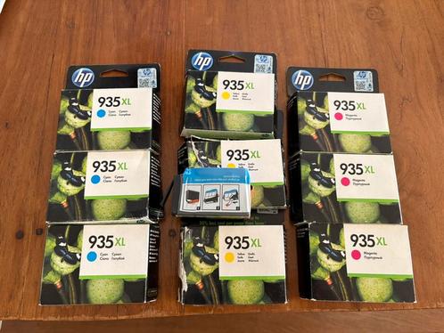 9 HP cartridges 935. 3 x Yellow, 3 x magenta, 3 x cyaan., Computers en Software, Printerbenodigdheden, Nieuw, Ophalen of Verzenden