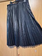 Lederlook plissé rok - Maat L version original, Kleding | Dames, Zwart, Maat 42/44 (L), Ophalen of Verzenden, Zo goed als nieuw