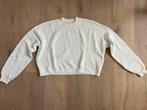 Witte gebreide cropped trui, mt XS, Kleding | Dames, Ophalen of Verzenden, Gedragen, Maat 34 (XS) of kleiner, Wit