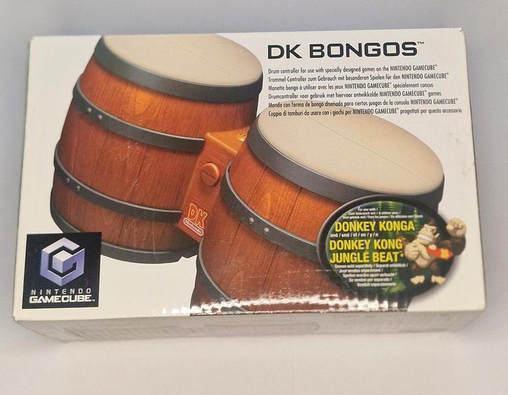 Donkey Konga Jungle Beat + DK Bongo's - Gamecube, Spelcomputers en Games, Games | Nintendo GameCube, Zo goed als nieuw, Muziek