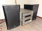 Yamaha RX-E810+DVD-E810 set met 2x Yamaha NX-E800 speakers!, Niet werkend, 120 watt of meer, Front, Rear of Stereo speakers, Ophalen