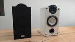 Taga Harmony Platinum S-40. Pianolak wit. Bi-amp aansluiting, Audio, Tv en Foto, Luidsprekers, Gebruikt, 120 watt of meer, Front, Rear of Stereo speakers