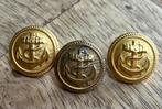 3 x Overhoff Kriegsmarine knoop, Verzamelen, Militaria | Tweede Wereldoorlog, Ophalen of Verzenden, Marine, Duitsland, Embleem of Badge