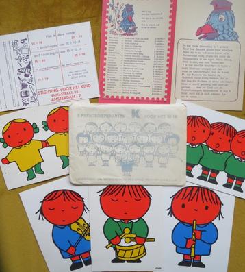 mapje 5 prentbriefkaarten 'Voor Het Kind' 1969 Dick Bruna  beschikbaar voor biedingen