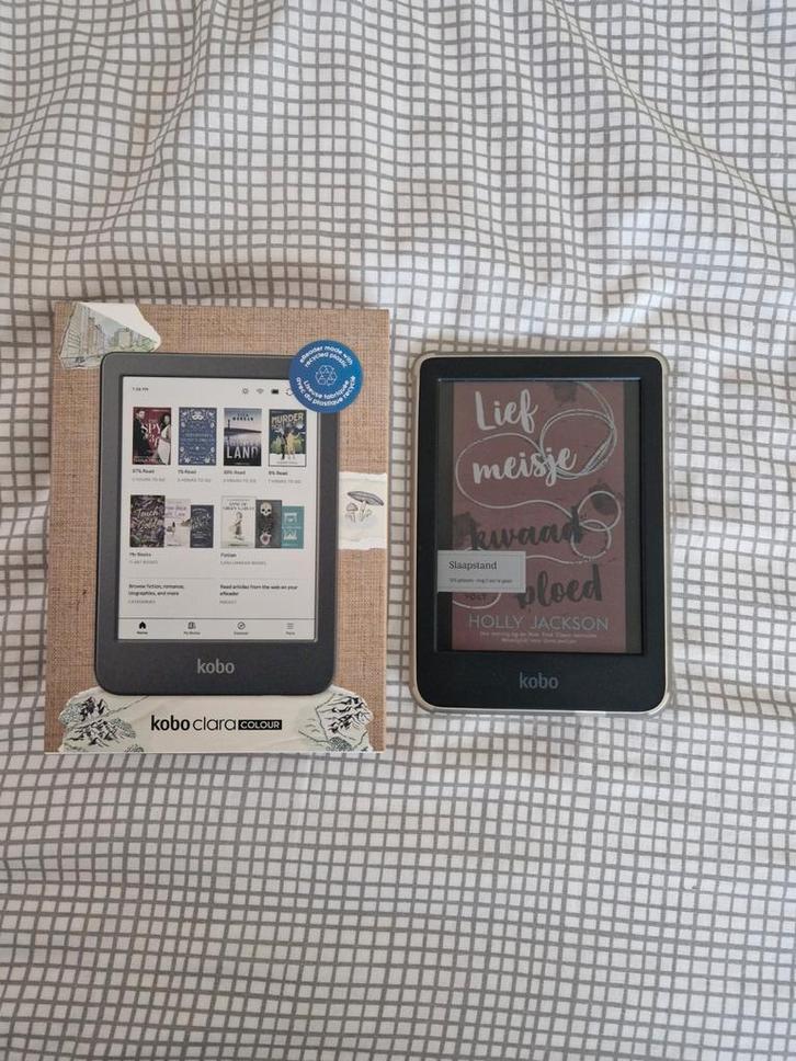 Rakuten Kobo Clara Colour inclusief hoesje, Computers en Software, E-readers, Zo goed als nieuw, Bluetooth, Touchscreen, Ophalen
