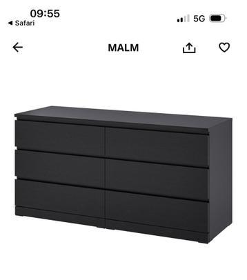 Malm IKEA Ladekast - Veel Opbergruimte! - afbeelding 4