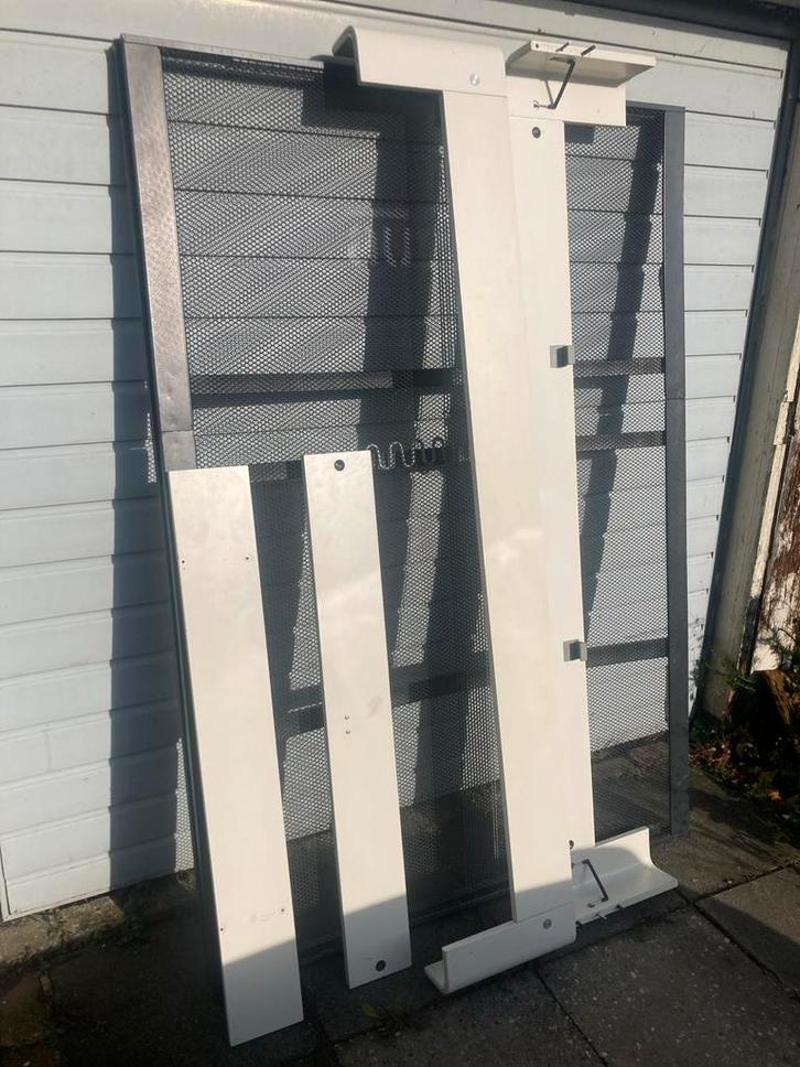 Auping Bed 140x200 verstelbare bodem, Huis en Inrichting, Slaapkamer | Bedden, Gebruikt, Tweepersoons, 140 cm, 200 cm, Hout, Wit