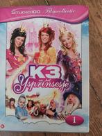 Dvd K3 en het Ijsprinsesje Karen Kristel Kathleen, Ophalen of Verzenden, Zo goed als nieuw, Avontuur, Film