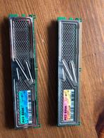 2x 2GB DDR2 RAM Geheugen, Computers en Software, RAM geheugen, Ophalen of Verzenden, Gebruikt, DDR2, Desktop