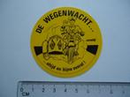 sticker oud ANWB WW Wegenwacht zijspan strip retro auto, Verzenden, Zo goed als nieuw, Bedrijf of Vereniging