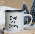 6 Mokken 'Cup of Cozy' - Van Comfy & Cozy, Huis en Inrichting, Keuken | Servies, Keramiek, Nieuw, Ophalen of Verzenden, Overige stijlen