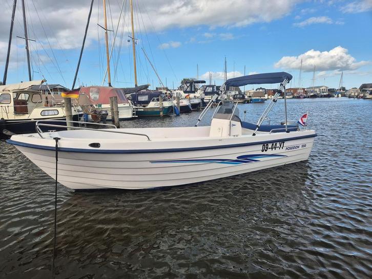 poseidon 550 met honda 50pk 4takt, Watersport en Boten, Vis- en Consoleboten, Zo goed als nieuw