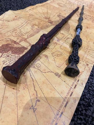 Harry potter - 2 stuks toverstaf beschikbaar voor biedingen