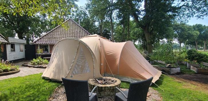 Super karsten oppomptent en slaap uitbouw. 2004 zie beschrij, Caravans en Kamperen, Tenten, Zo goed als nieuw, Ophalen of Verzenden