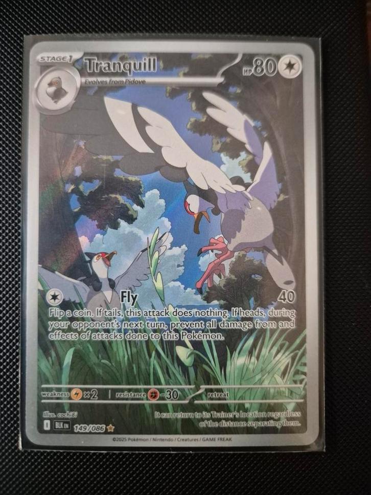 149 Tranquill Black Bolt Pokemon TCG, Hobby en Vrije tijd, Verzamelkaartspellen | Pokémon, Zo goed als nieuw, Ophalen of Verzenden