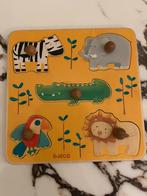 Djeco Houten Puzzel Savana, Kinderen en Baby's, Speelgoed | Kinderpuzzels, 2 tot 4 jaar, Ophalen of Verzenden, Zo goed als nieuw