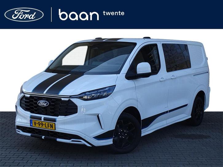 Ford Transit Custom 320 L1H1 2.0 TDCI 170pk Sport AWD Automa, Auto's, Bestelauto's, Bedrijf, Te koop, 360° camera, 4x4, ABS, Achteruitrijcamera