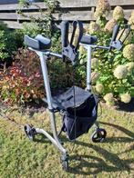 Rollator met elleboogsteun, Ophalen