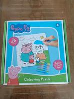 Peppa Pig inkleur puzzel, Kinderen en Baby's, Speelgoed | Kinderpuzzels, Nieuw, 10 tot 50 stukjes, 4 tot 6 jaar, Ophalen of Verzenden