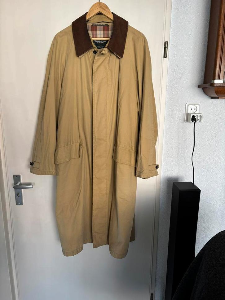 Wellington of Bilmore vintage jas., Kleding | Heren, Jassen | Winter, Gedragen, Maat 52/54 (L), Beige, Ophalen of Verzenden