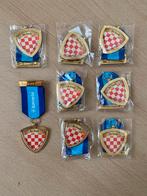 8x Carnaval medaille Bavaria Brabant De Enck (Oirschot) 2017, Ophalen of Verzenden, Nieuw, Viltje(s), Bavaria