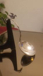 Roomlepel zilver met duif, Antiek en Kunst, Ophalen of Verzenden, Zilver