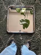 Design tube space age mirror chrome - 70’s, Ophalen, Zo goed als nieuw, Rechthoekig, Hout