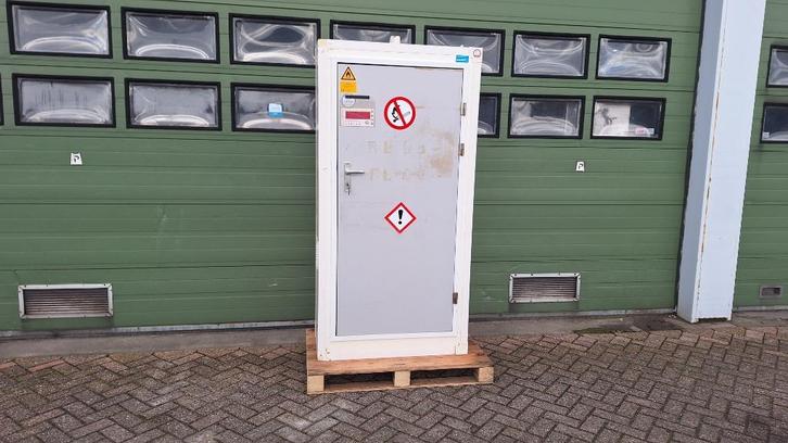 Chemicaliën kast miljeukast verfkast, Huis en Inrichting, Brandblussers en Brandkasten, Gebruikt, Brandkast, Ophalen