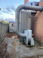 Afzuiginstallatie met filterkast en afzuigbuizen te koop, Ophalen, Gebruikt, Afzuiger