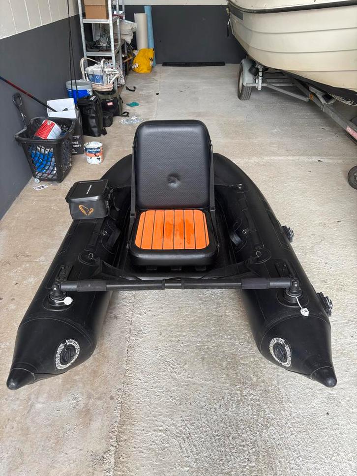 Savage Gear Bellyboat 180 Pro-Motor, Watersport en Boten, Hengelsport | Roofvissen, Gebruikt, Overige typen, Ophalen of Verzenden