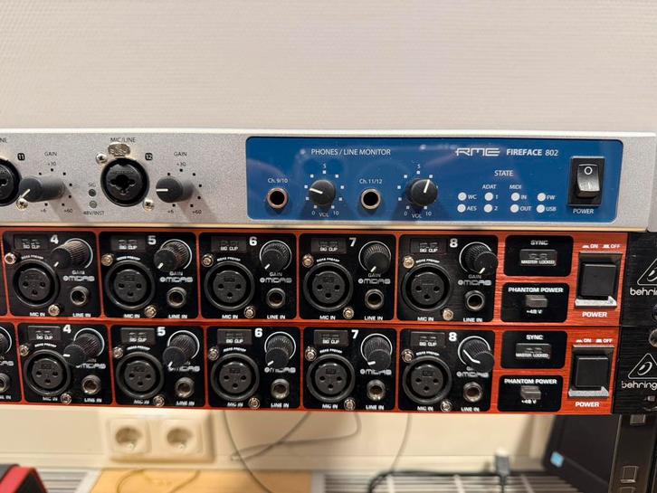 RME Fireface 802 interface, Audio, Tv en Foto, Professionele Audio-, Tv- en Video-apparatuur, Audio, Ophalen of Verzenden