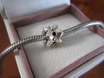 Pandora bedel met rondom gouden bolletjes, 1 bedel, Ophalen of Verzenden, Zilver, Pandora