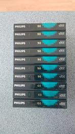 10 nieuwe Philips DCC cassettes 7 x C90 / 3 x C60, Cd's en Dvd's, Cassettebandjes, 2 t/m 25 bandjes, Overige genres, Ophalen of Verzenden