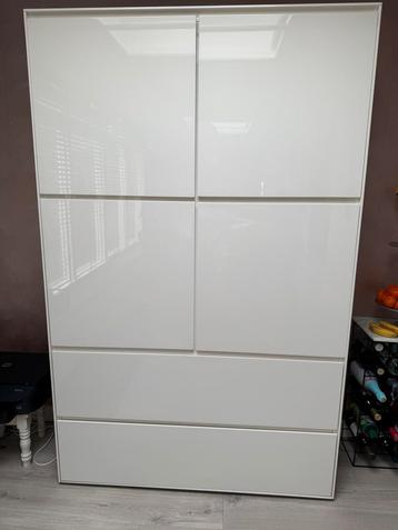 Hoogglans Witte Kledingkast