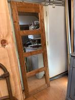 Oude jaren 30 deur / spiegeldeur / paneeldeur, Ophalen, Gebruikt, Minder dan 80 cm, Binnendeur