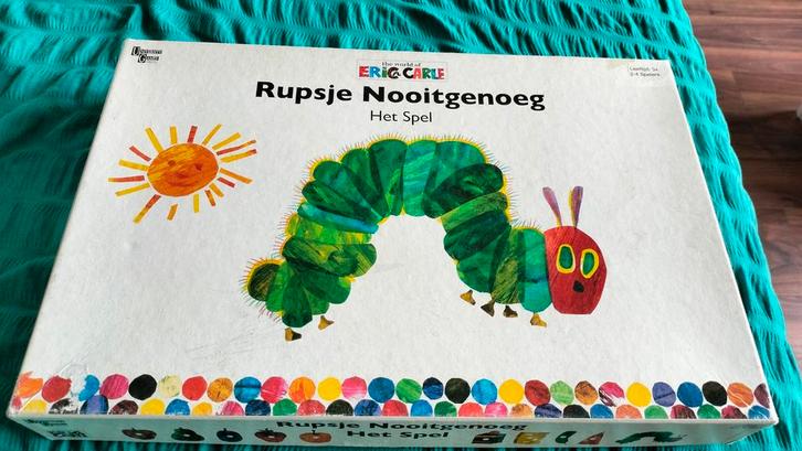 Rupsje Nooitgenoeg Het Spel - Bordspel, Hobby en Vrije tijd, Gezelschapsspellen | Bordspellen, Zo goed als nieuw, Een of twee spelers