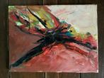 ‘vurig’ abstract schilderij, Antiek en Kunst, Ophalen of Verzenden