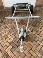 Aanhangwagen onderstel 650 kg as geremd ZGAN, Auto diversen, Aanhangers en Bagagewagens, Ophalen, Zo goed als nieuw