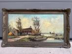 Schilderij boerderij, Antiek en Kunst, Ophalen