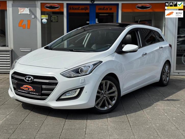 Hyundai I30 Wagon 1.6 GDI Premium Automaat Panorama Leder De, Auto's, Hyundai, Bedrijf, Te koop, i30, ABS, Achteruitrijcamera